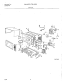 FUNCTIONAL PARTS Diagram and Parts List for FMB136G1B1  Frigidaire Microwave
