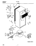 SYSTEM Diagram and Parts List for GRT18QNCD2  Gibson Refrigerator