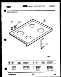 COOKTOP PARTS Diagram and Parts List for CEC3M5WSAD  Gibson Range