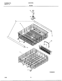 RACKS Diagram and Parts List for GDB755RJS0  Gibson Dishwasher