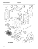 BODY Diagram and Parts List for FGFBZ90GCE  Frigidaire Range