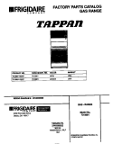 COVER Diagram and Parts List for 72-3981-23-07  Tappan Range