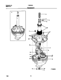 P17M0006 TRANSMISSION Diagram and Parts List for FLSE72GCSA  Frigidaire Washer Dryer Combo