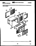 CABINET PARTS Diagram and Parts List for AL06A5EVA  Gibson Air Conditioner