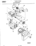 ICE CONTAINER DRIVE Diagram and Parts List for FRS22WPCW1  Frigidaire Refrigerator