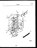 CABINET PARTS Diagram and Parts List for FPCIS22VPW1  Frigidaire Refrigerator