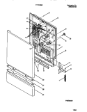 Part Location Diagram of 154105301 Frigidaire Door Latch Switch