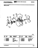CAM Diagram and Parts List for SU211MD2  Frigidaire Dishwasher