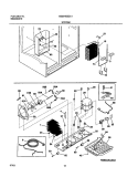 SYSTEM Diagram and Parts List for GS23HSZCC1  Frigidaire Refrigerator