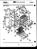 CABINET PARTS Diagram and Parts List for FP18TFL0  Frigidaire Refrigerator
