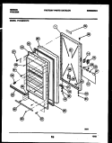 DOOR PARTS Diagram and Parts List for FV21M2WXFE  Gibson Freezer