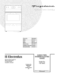 COVER Diagram and Parts List for FEF336ECH  Frigidaire Range