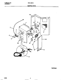 CONTROL PARTS Diagram and Parts List for WAL123S1A5  Frigidaire Air Conditioner
