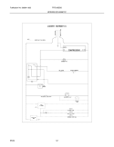 WIRING SCHEMATIC Diagram and Parts List for FRT21BSDSB0  Frigidaire Refrigerator