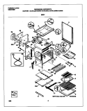 BODY Diagram and Parts List for FGF376CETH  Frigidaire Range