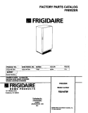 COVER Diagram and Parts List for F82U14F3W1  Frigidaire Freezer