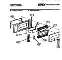 DOOR PARTS Diagram and Parts List for REG77BFB0  Frigidaire Wall Oven