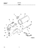 BURNER Diagram and Parts List for GGR442AS2  Gibson Dryer