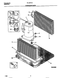 COMPRESSOR PARTS Diagram and Parts List for FAL123Y1A3  Frigidaire Air Conditioner