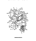 OVEN LINER, HEATING ELEMENTS, PANEL Diagram and Parts List for REG74BCB0  Frigidaire Wall Oven