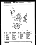 ELECTRICAL PARTS Diagram and Parts List for AC056N7A1  Frigidaire Air Conditioner