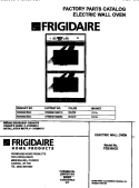 COVER Diagram and Parts List for FEB398CEBC  Frigidaire Wall Oven