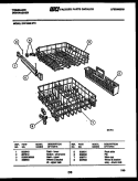 Part Location Diagram of 5300808968 Frigidaire Lower Rack Roller Assembly