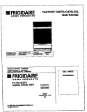 COVER Diagram and Parts List for MGF334BGBA  Frigidaire Range