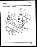 CONSOLE AND CONTROL PARTS Diagram and Parts List for AW301KD1  Kelvinator Washer