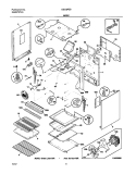 BODY Diagram and Parts List for GSG3PZBBB  Frigidaire Range