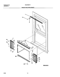 Part Location Diagram of 309645501 Frigidaire Shutter Panel - Left or Right Side  - Curtain Only