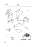 BODY Diagram and Parts List for FGF324BHWC  Frigidaire Range