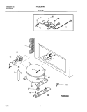 SYSTEM Diagram and Parts List for FFC25C8CW0  Frigidaire Freezer