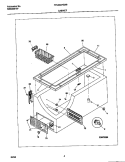 CABIENT Diagram and Parts List for FFC20D7GW0  Frigidaire Freezer
