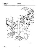 ICE DISPENSER Diagram and Parts List for FRS26ZRFB3  Frigidaire Refrigerator