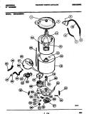 DRUM Diagram and Parts List for MWX233RBW1  Frigidaire Washer