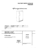 COVER Diagram and Parts List for FFU20G9HW3  Frigidaire Freezer