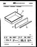 DRAWER PARTS Diagram and Parts List for CEC1M2WSAC  Gibson Range
