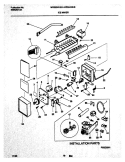 ICE MAKER Diagram and Parts List for MRS22WHBD1  Frigidaire Refrigerator