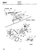 CONTROLS Diagram and Parts List for WRS20WRHW2  Frigidaire Refrigerator