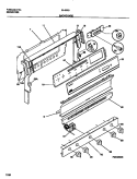 BACKGUARD Diagram and Parts List for 30-3053-00-02  Tappan Range