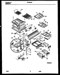 Part Location Diagram of 215919514 Frigidaire TRIM-HALF SHELF, FRONT