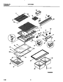 Part Location Diagram of 215919103 Frigidaire FRAME-MEAT KPR SHLF, CANTILEVER, W/HANGER TABS