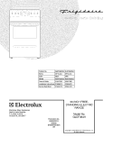 COVER Diagram and Parts List for GLEF384HBA  Frigidaire Range