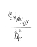 AIR HANDLING PARTS, COMPRESSOR Diagram and Parts List for SH206C1QA  Kelvinator Air Conditioner