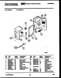 ELECTRICAL PARTS Diagram and Parts List for AL106N1A1  Frigidaire Air Conditioner