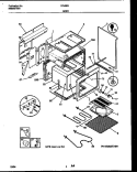 BODY PARTS Diagram and Parts List for KF429RW1  Frigidaire Range