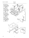 Part Location Diagram of 316532600 Frigidaire IGNITOR/ORIFICE ASS