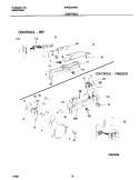 CONTROLS Diagram and Parts List for MRS22WNGD3  Frigidaire Refrigerator
