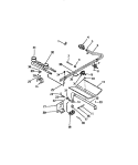 BURNERS, IGNITORS, CONTROLS Diagram and Parts List for G21PCL1  Frigidaire Range